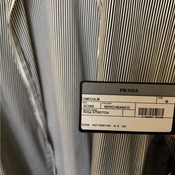 NEVER WORN Prada Men’s Striped Zip Up - Picture 5 of 6